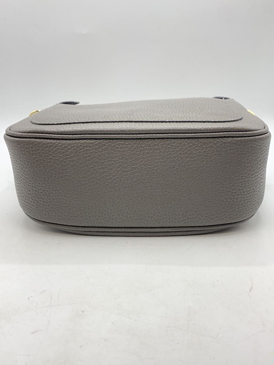 A.D.M.J. Shoulder Bag Leather GRY 4