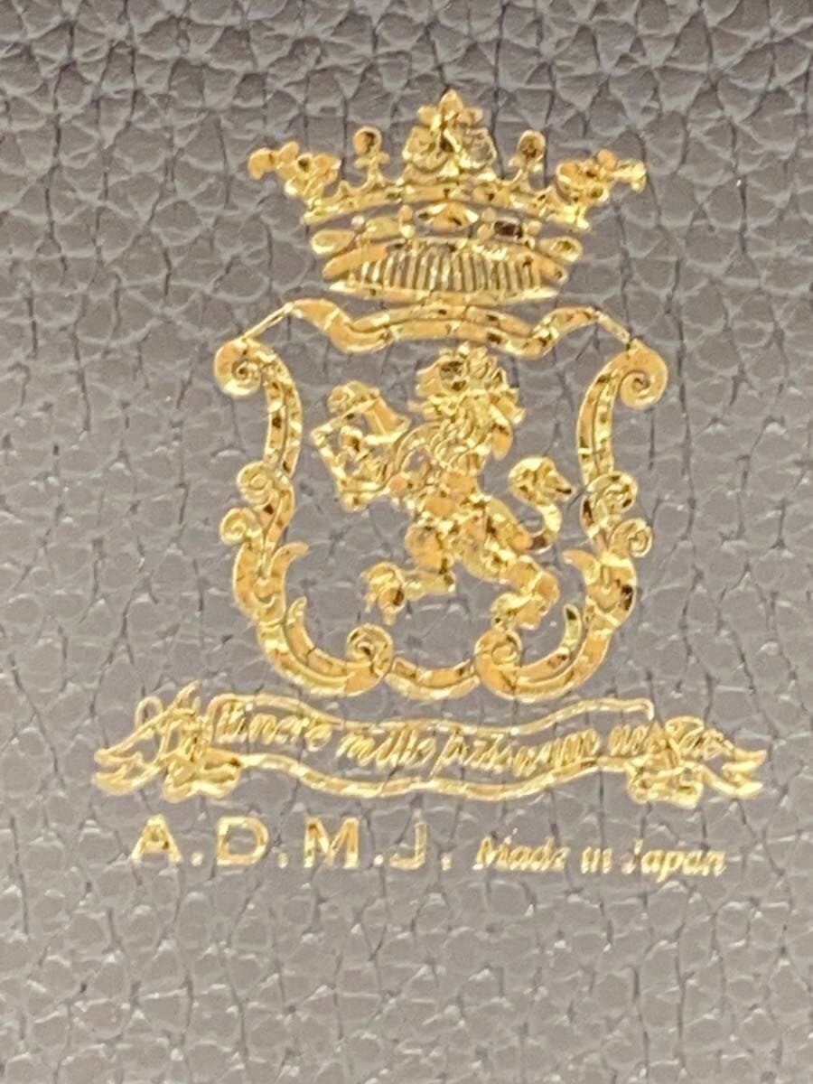 A.D.M.J. Shoulder Bag Leather GRY 5