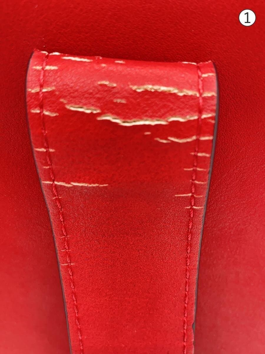 DIANA Shoulder Bag Leather RED SH6614 7