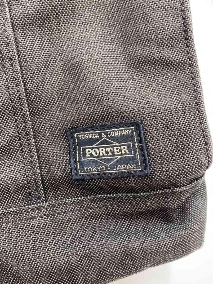 PORTER tote bag -- BLK plain 5