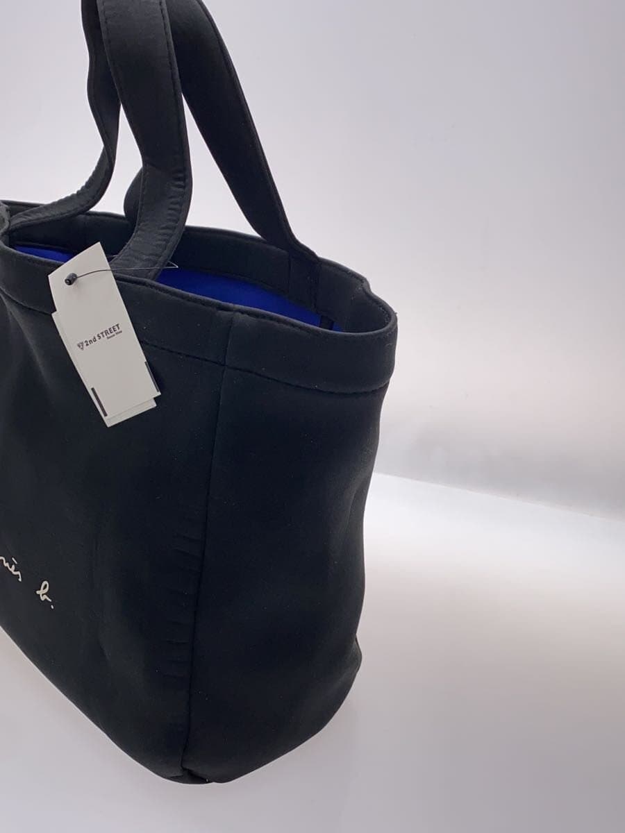 agnes b. Tote Bag BLK Print RAS19-03 2