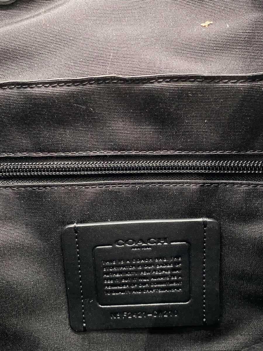 COACH Backpack Leather BLK CW210 5