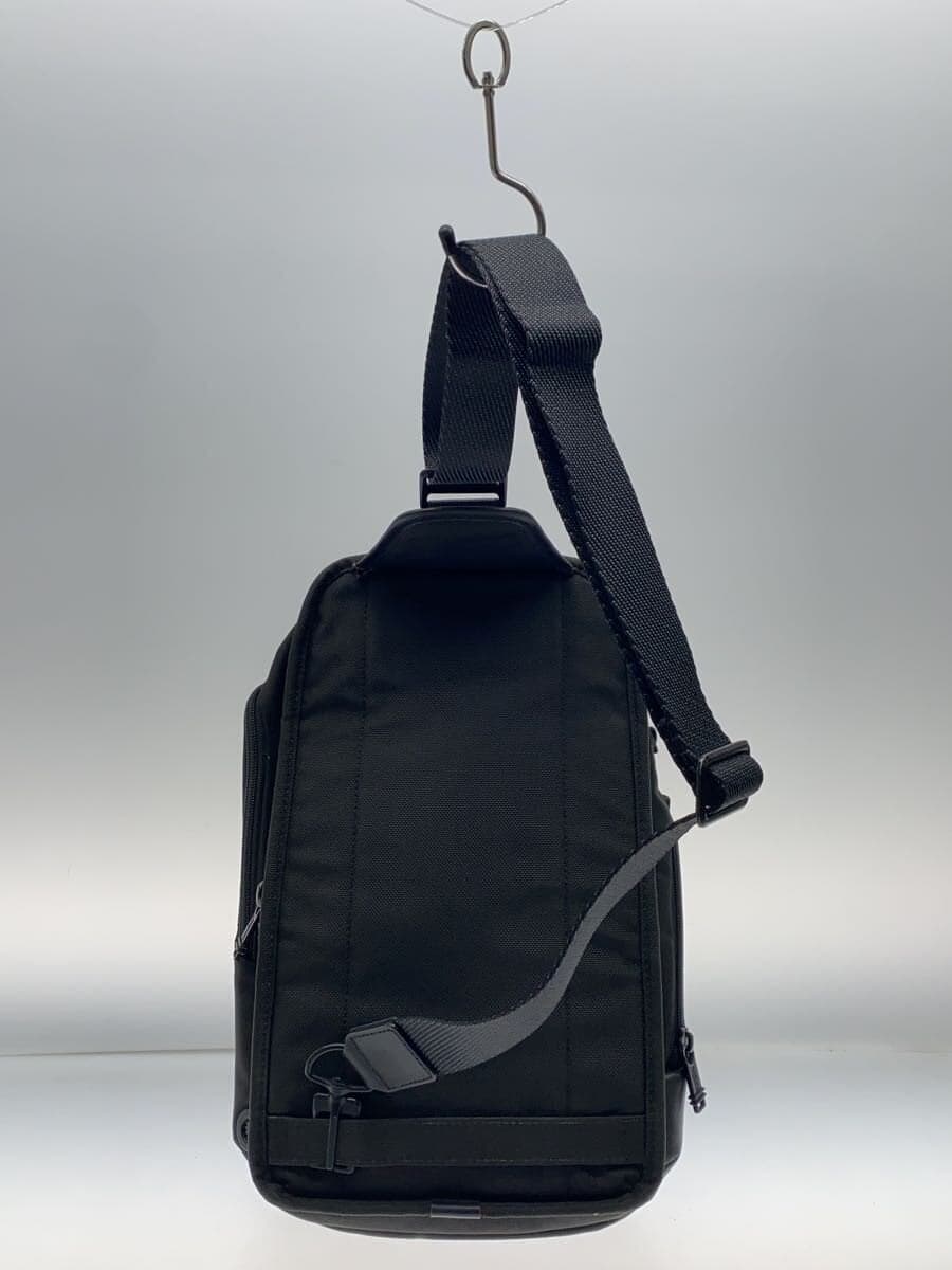 TUMI Shoulder Bag Leather BLK Solid 3