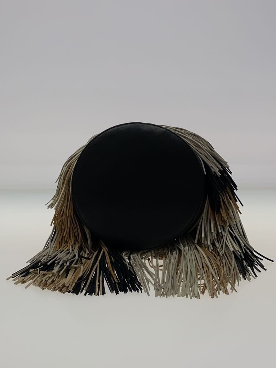 J&M DAVIDSON Shoulder Bag Leather Multicolor Fringe 2-Way 4