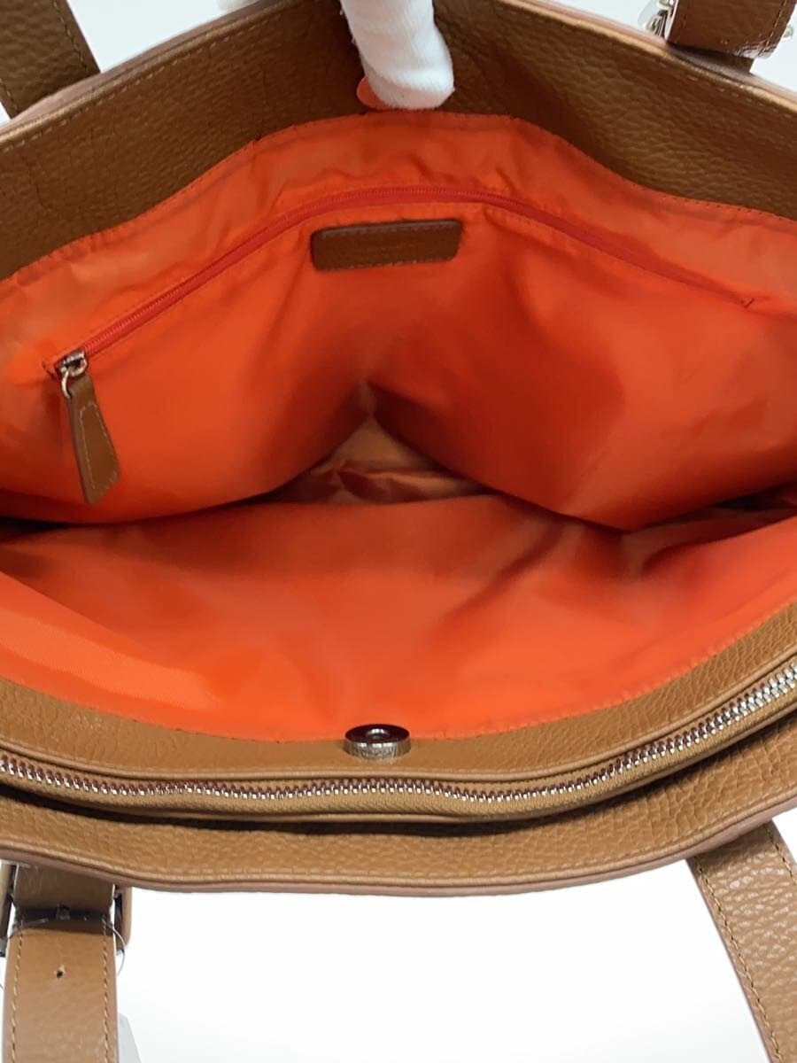 TAKEO KIKUCHI Tote Bag Leather BRW Solid 6