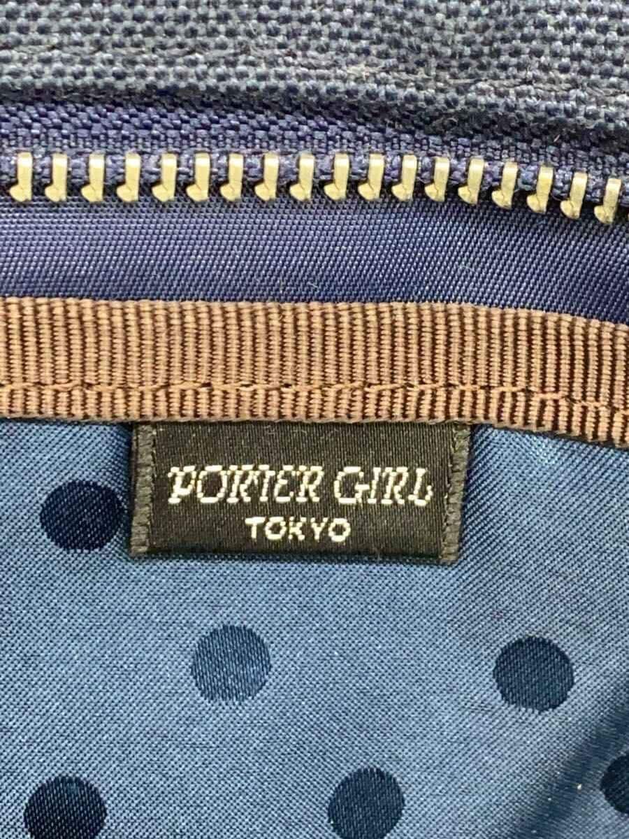 PORTER GIRL Tote Bag Canvas NVY Dot 5