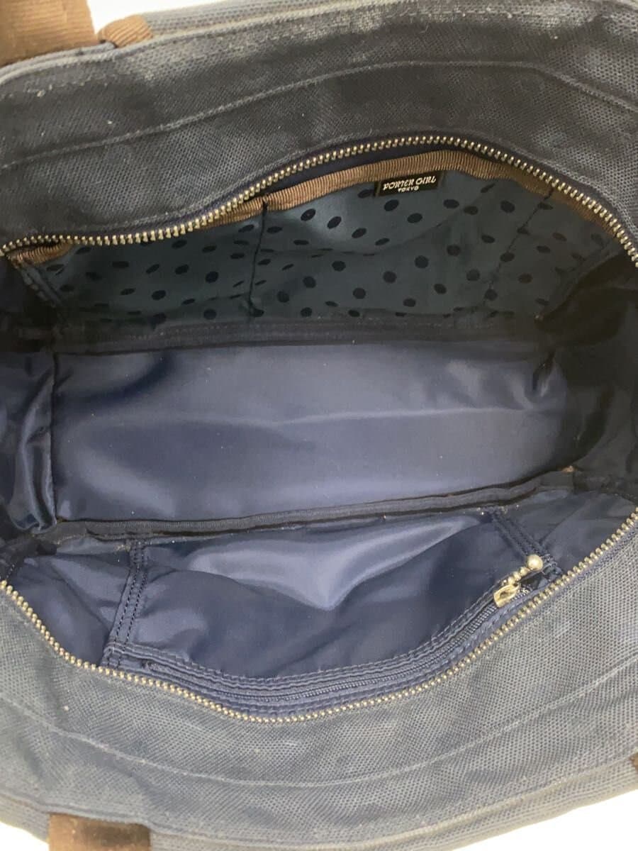 PORTER GIRL Tote Bag Canvas NVY Dot 6