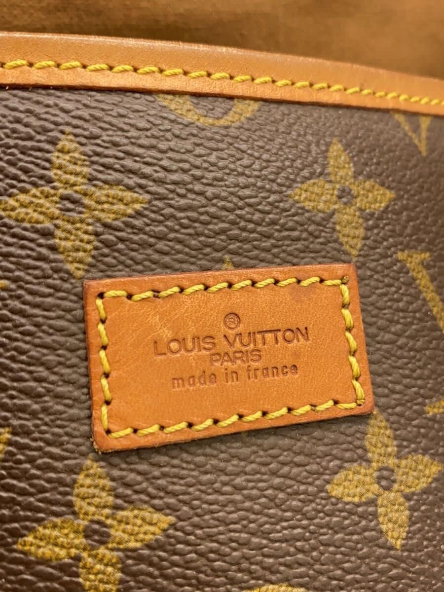 LOUIS VUITTON 1) Somer 35 Monogram Canvas Leather BRW Allover Pattern M42254 5