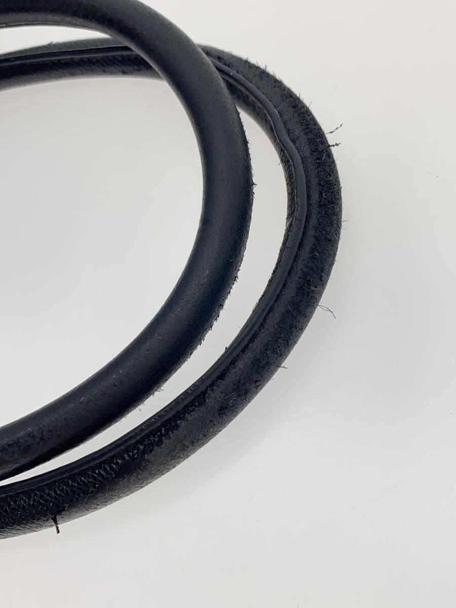 COACH Leather Tote Bag Leather BLK 7