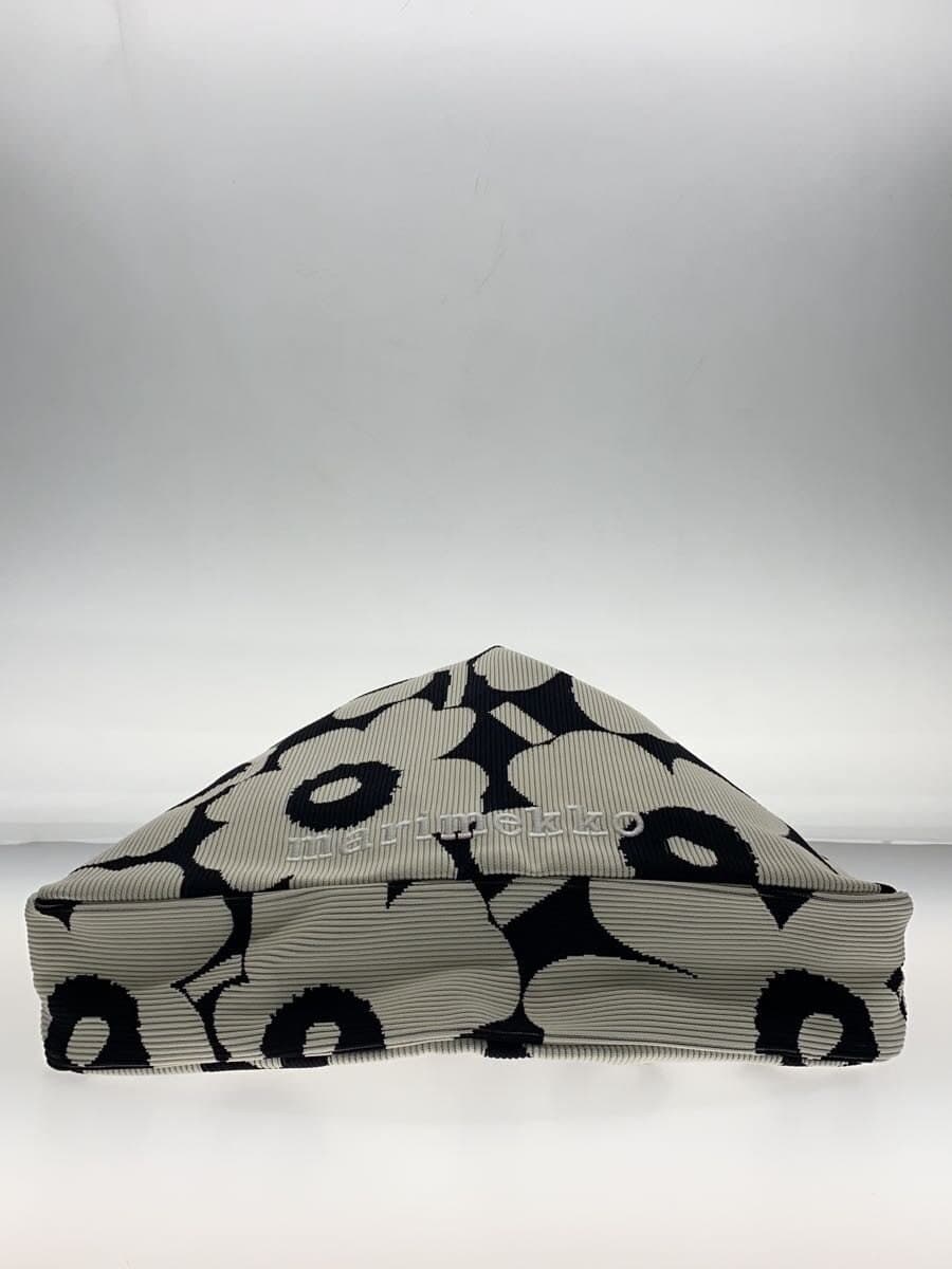 Marimekko knitted bag large Unikko Polyester BLK Floral pattern 4