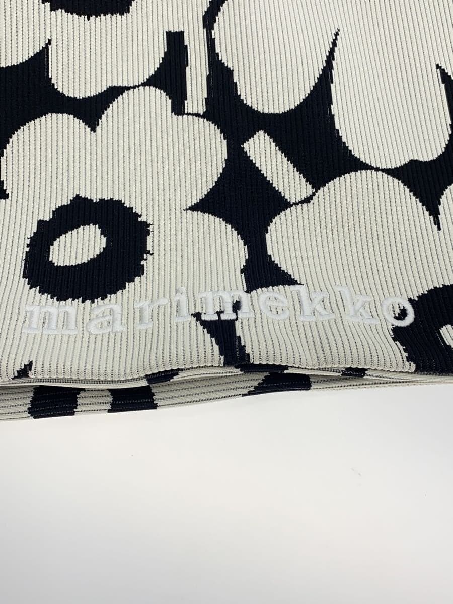 Marimekko knitted bag large Unikko Polyester BLK Floral pattern 5