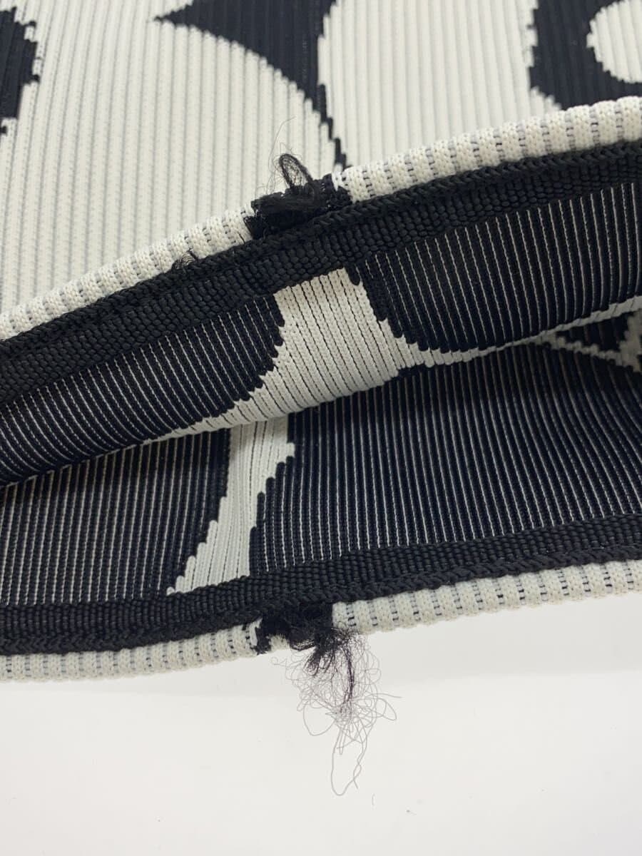 Marimekko knitted bag large Unikko Polyester BLK Floral pattern 7