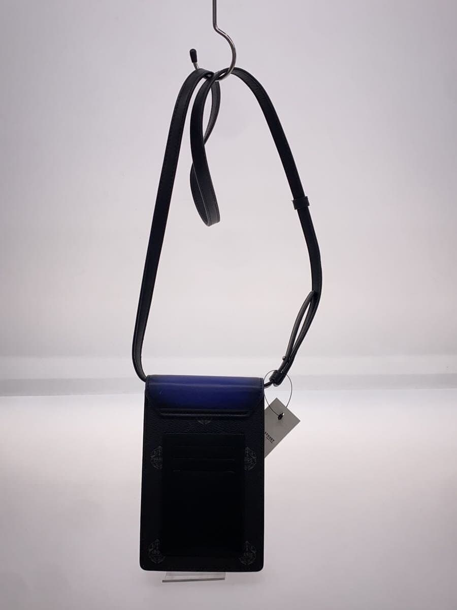 BERLUTI Pouch Leather NVY All-over pattern 3