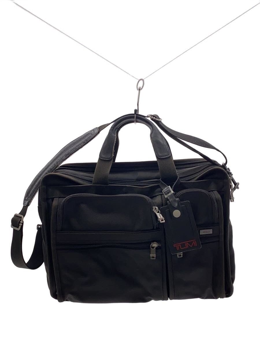 TUMI briefcase -- BLK plain 26041D4 considering condition faded
