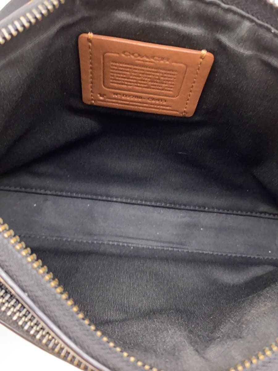 COACH shoulder bag leather CRM all-over pattern C6913 6