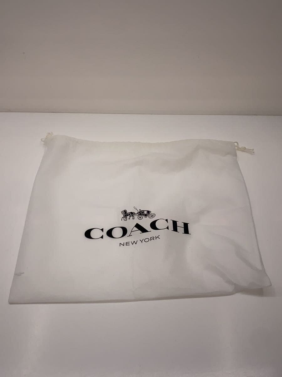 COACH shoulder bag leather CRM all-over pattern C6913 7