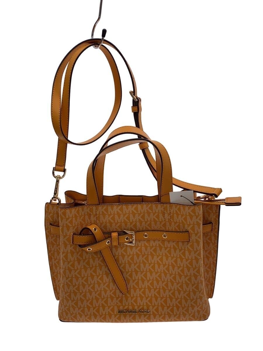 MICHAEL KORS shoulder bag leather YLW all-over pattern 35h0gu5s1b
