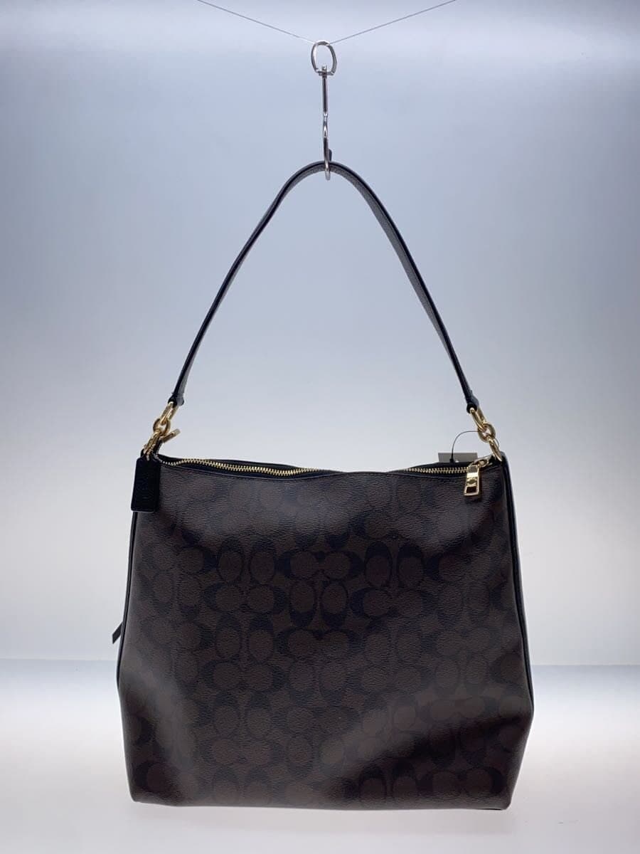 COACH shoulder bag leather BRW all-over pattern F79993 3