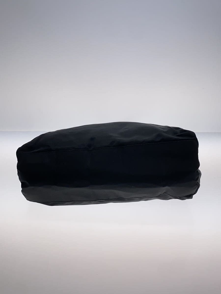 PRADA handbag nylon black plain 4