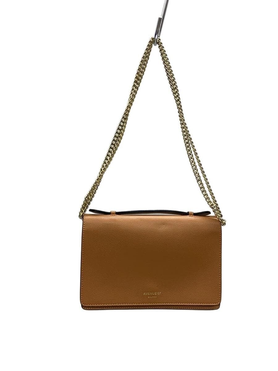 Other Brand AVENUE67 Shoulder Bag Leather Brown Solid MADE IN ITALY