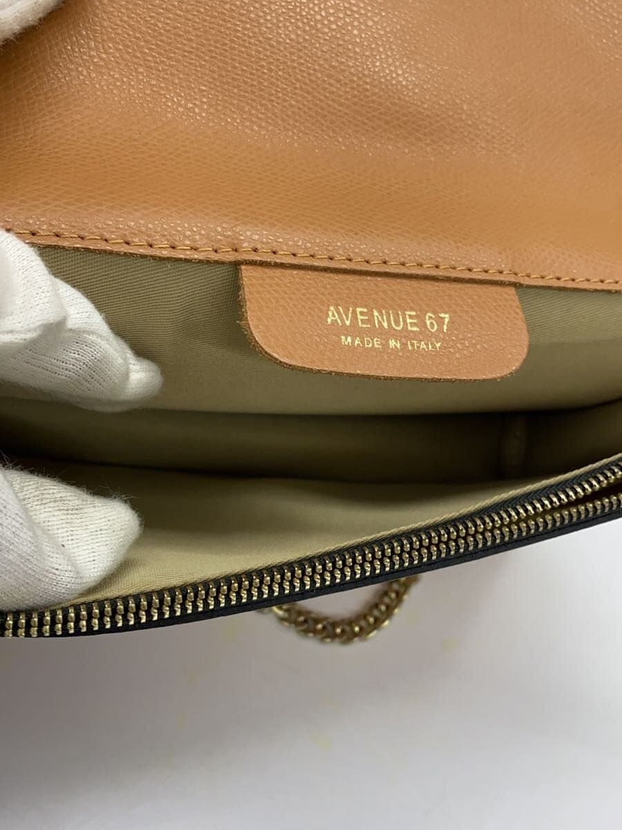 Other Brand AVENUE67 Shoulder Bag Leather Brown Solid MADE IN ITALY 6