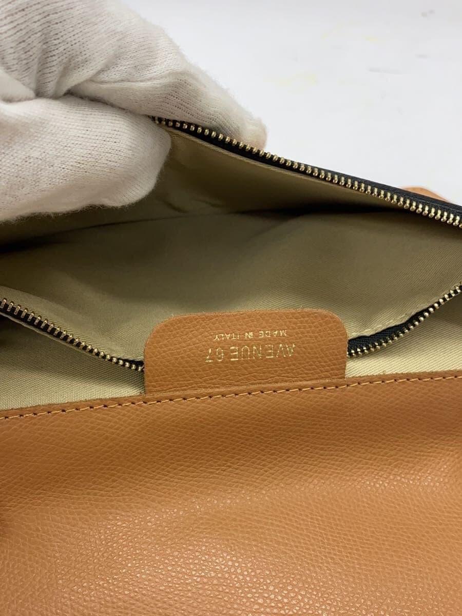 Other Brand AVENUE67 Shoulder Bag Leather Brown Solid MADE IN ITALY 7