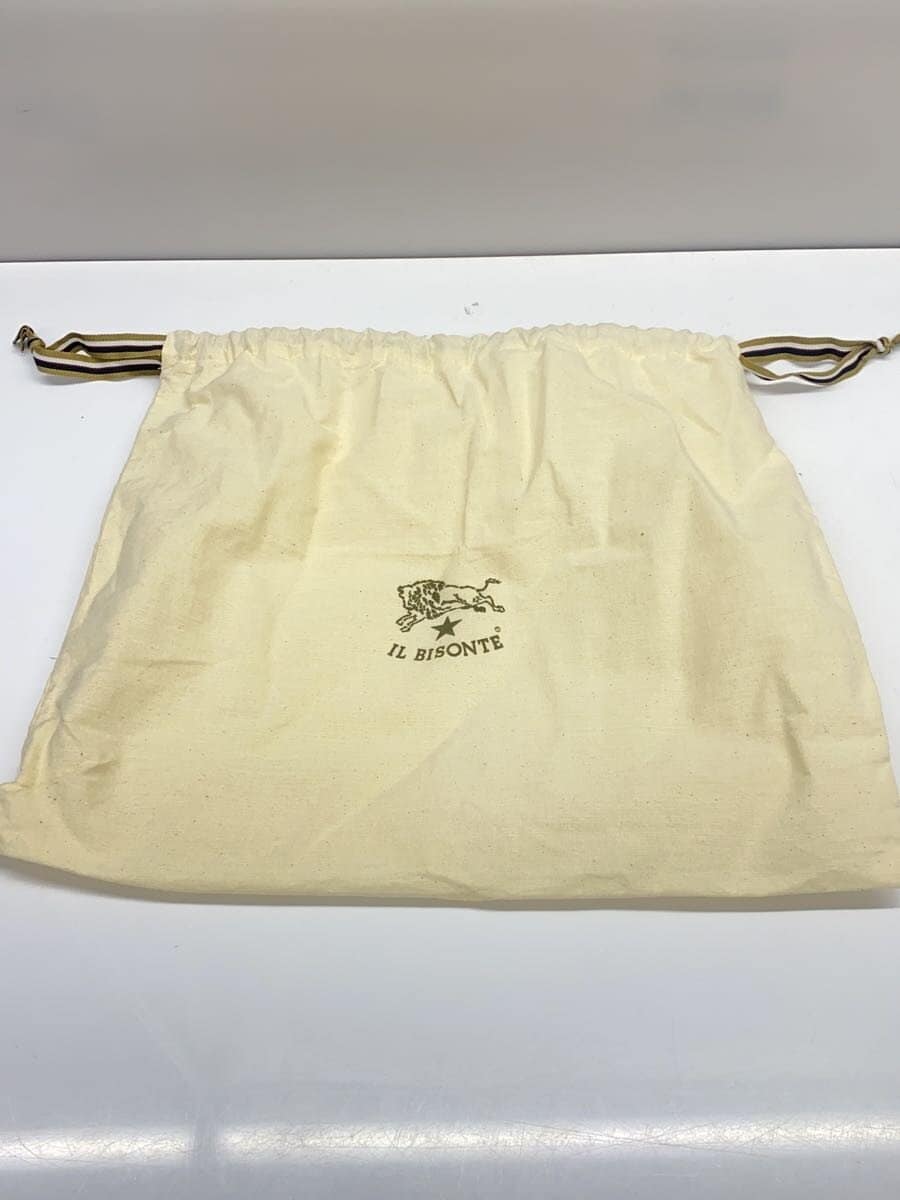 IL BISONTE Handbag Leather Beige Solid 7