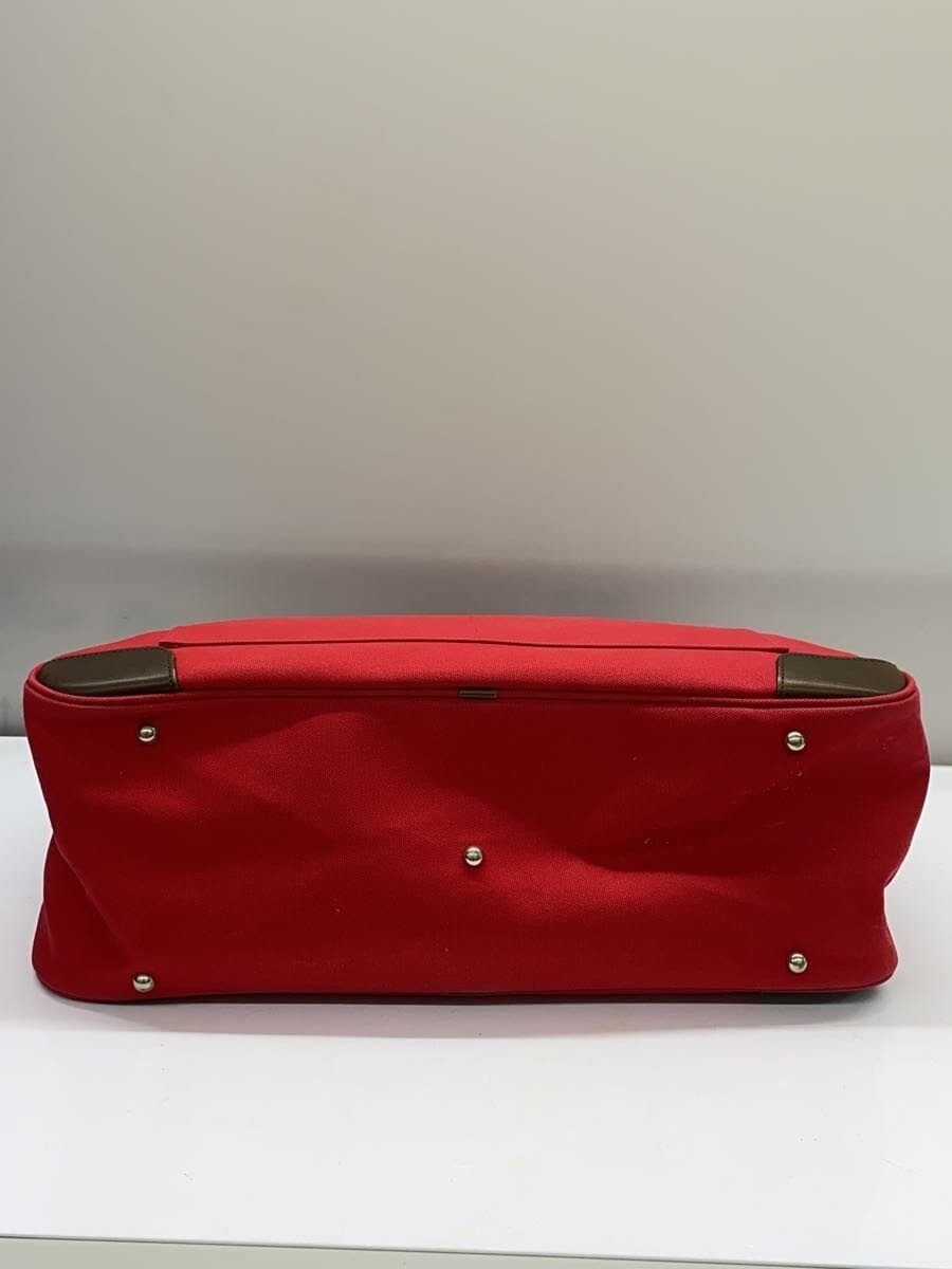 Inujirushi Kaban Made Workshop Boston Bag Red Solid 4