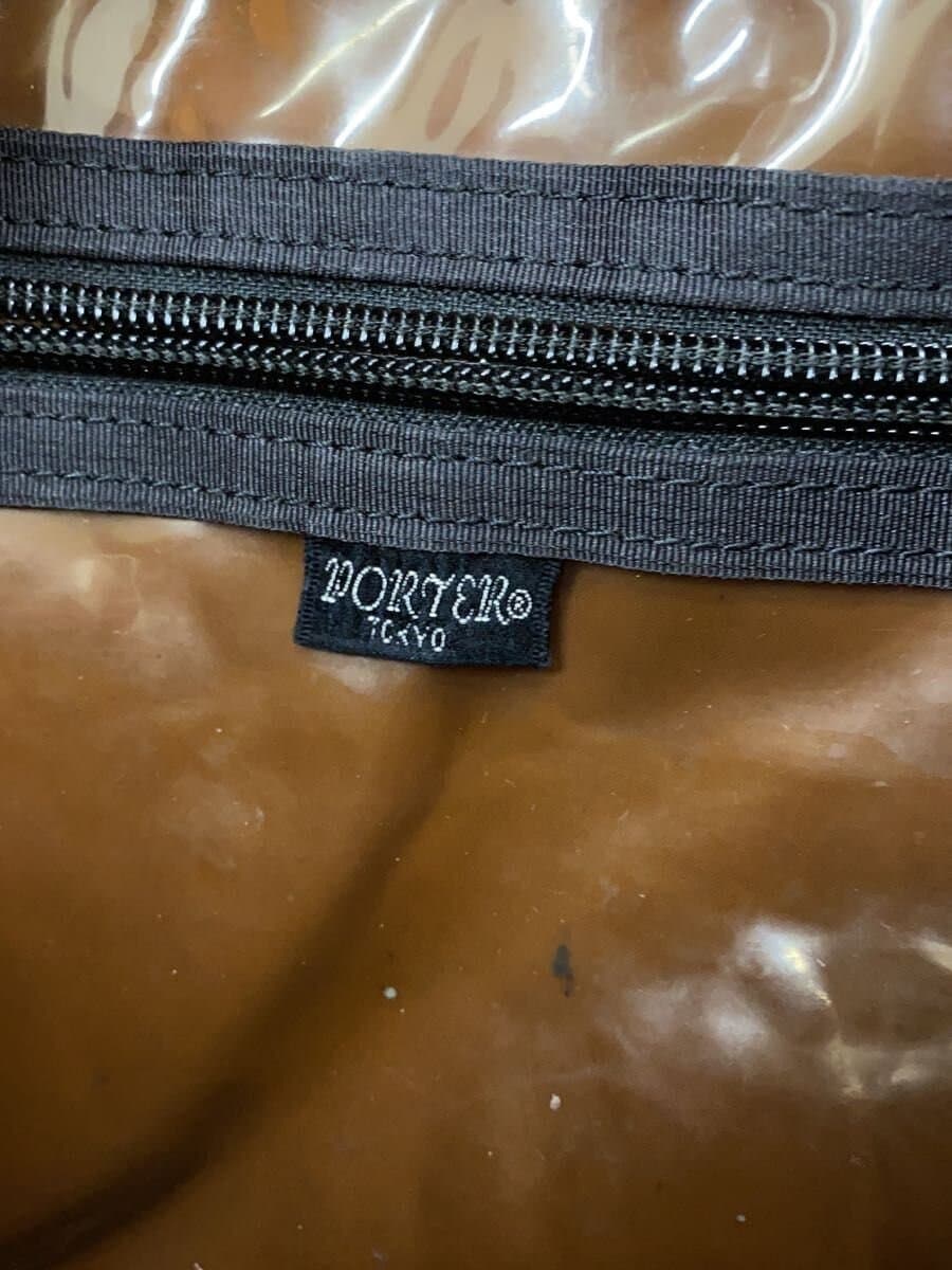 PORTERTANKER Backpack Nylon Black Solid 3-Way Logo Tag Missing Part Shoulder Belt Missing Part 5