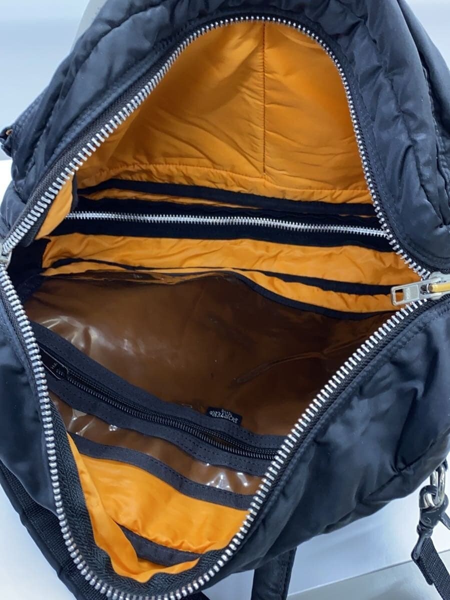 PORTERTANKER Backpack Nylon Black Solid 3-Way Logo Tag Missing Part Shoulder Belt Missing Part 6