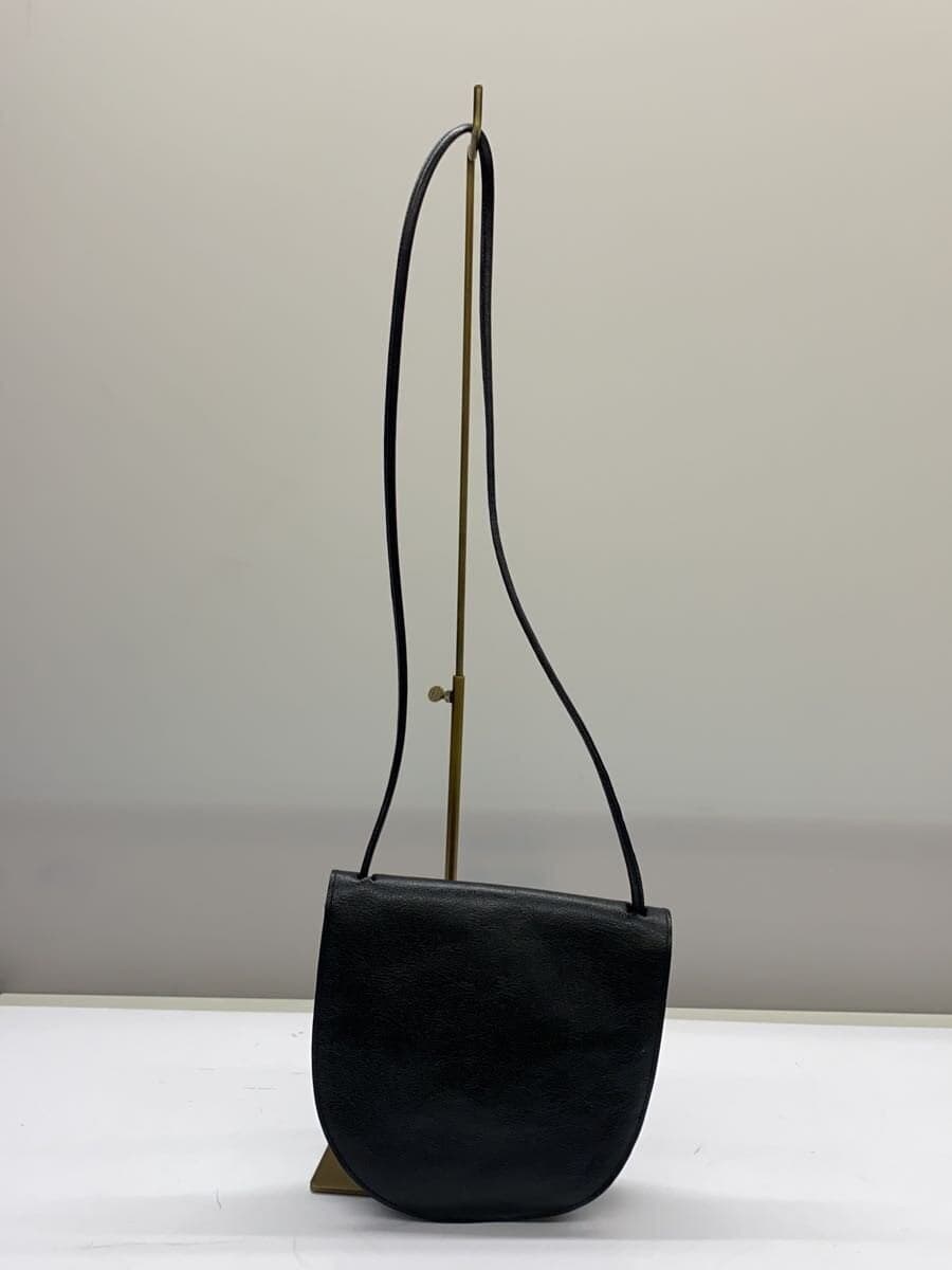 IL BISONTE Crossbody Bag Shoulder Bag Leather Black Solid 54202300311 3