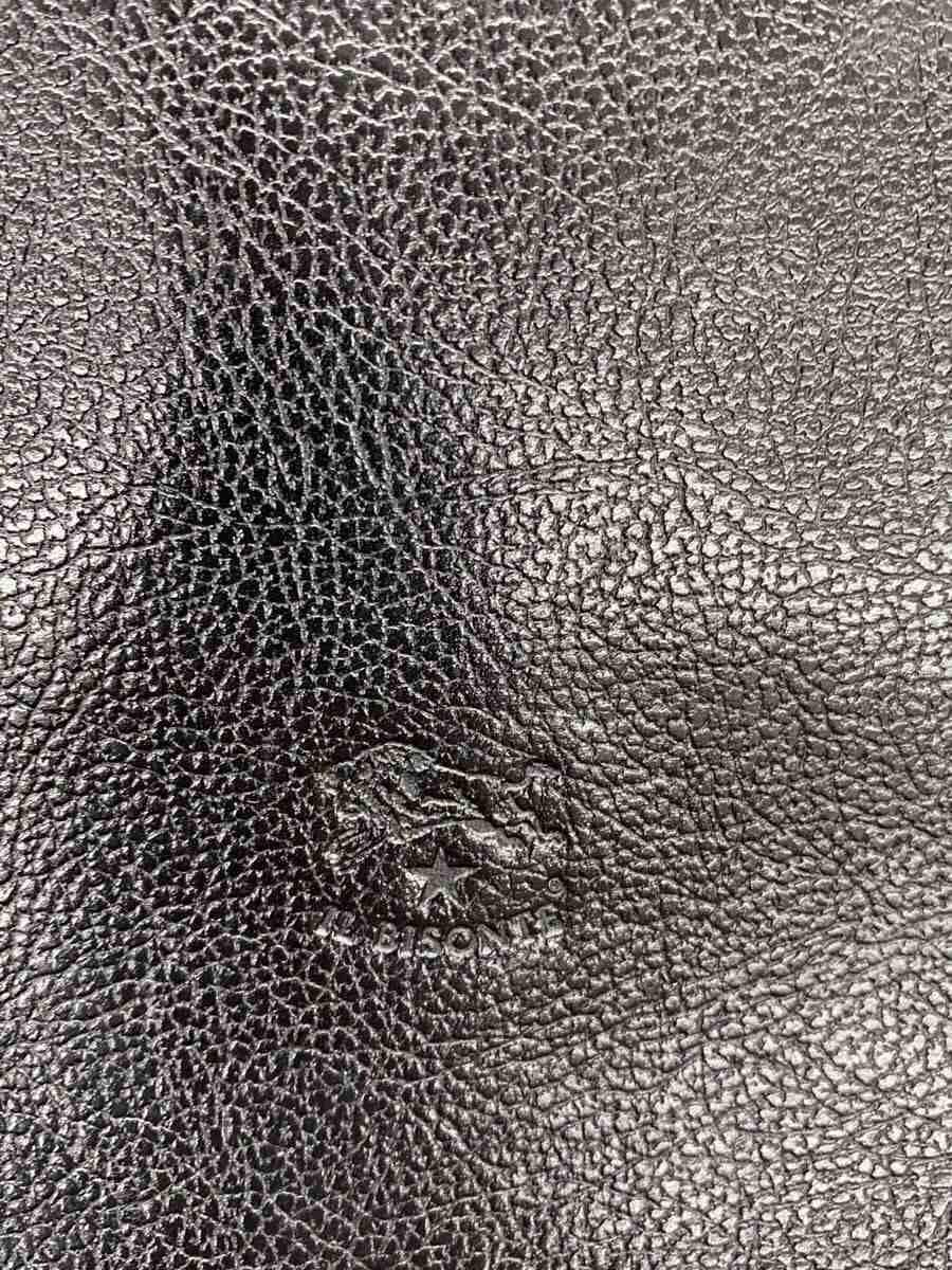 IL BISONTE Crossbody Bag Shoulder Bag Leather Black Solid 54202300311 5