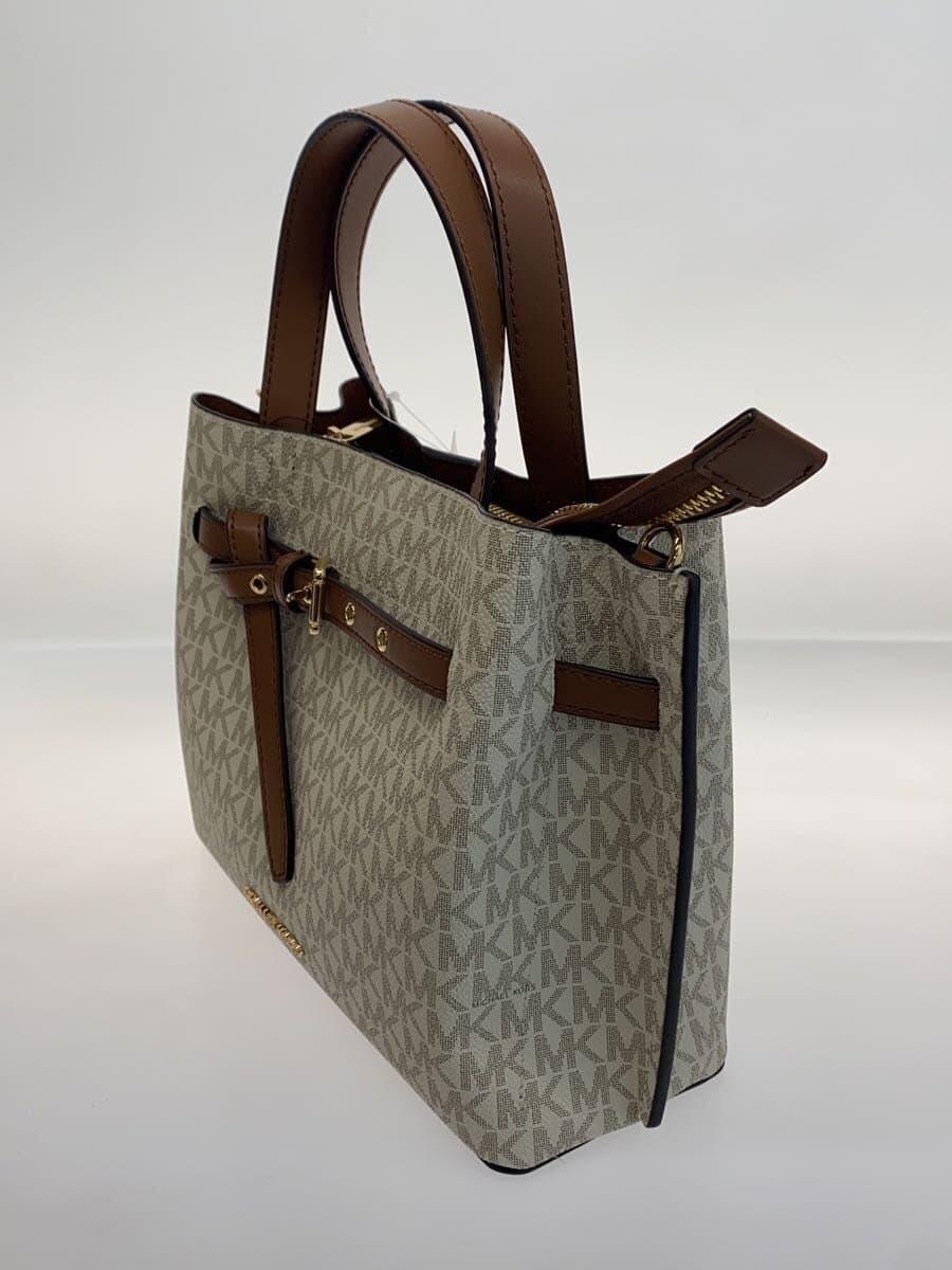 MICHAEL KORS Handbag PVC WHT All Over Pattern 35H0GU5S1B 2