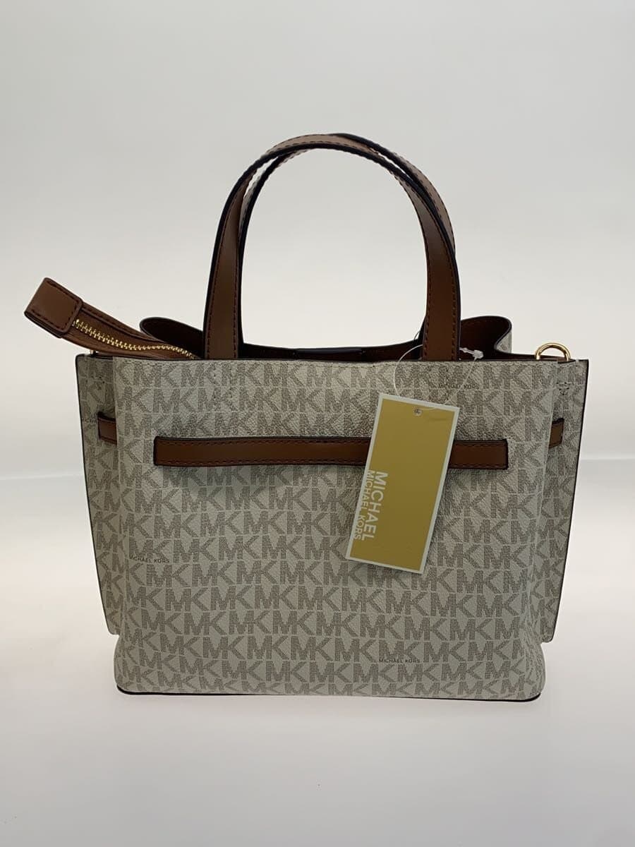 MICHAEL KORS Handbag PVC WHT All Over Pattern 35H0GU5S1B 3