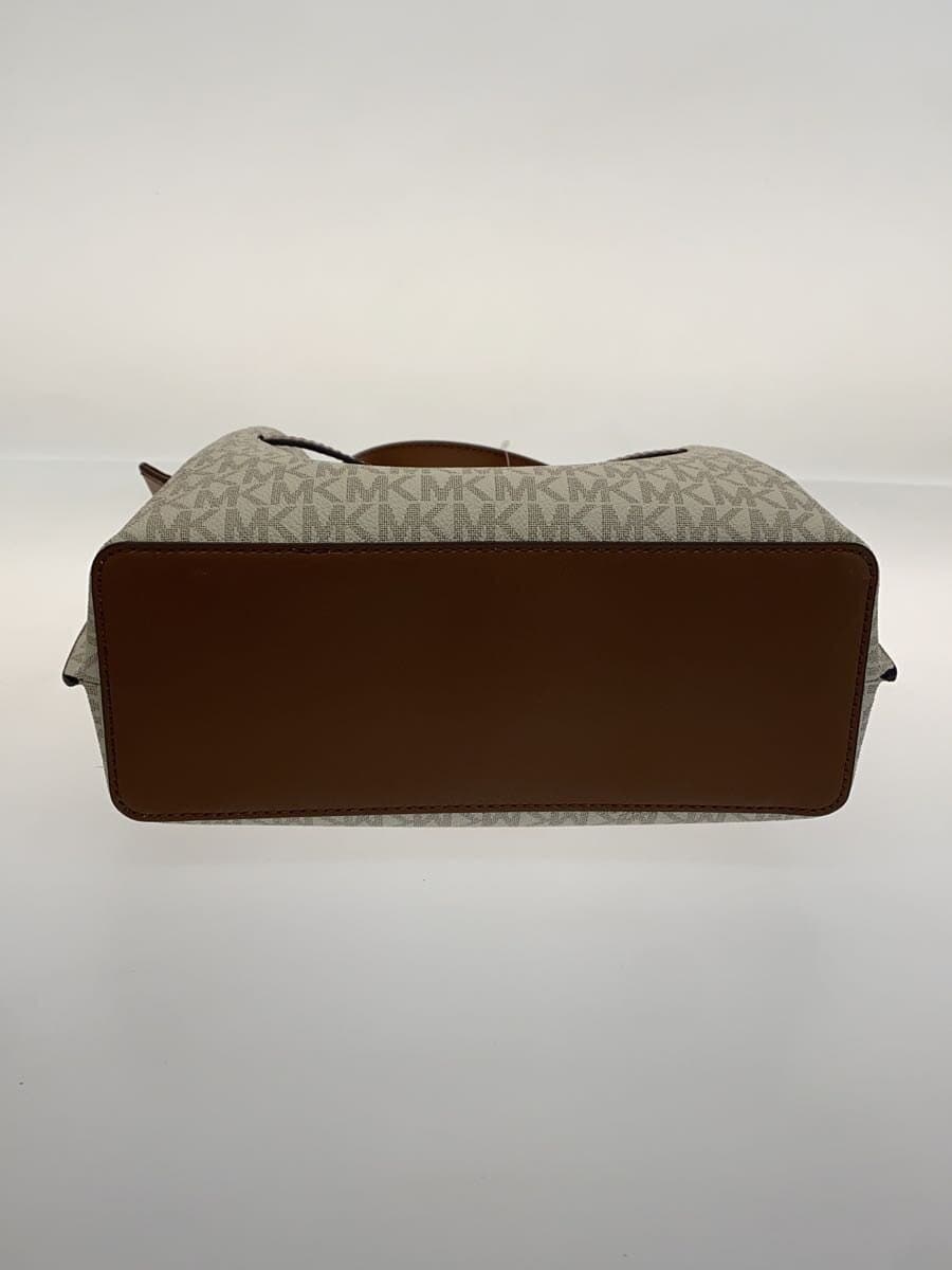 MICHAEL KORS Handbag PVC WHT All Over Pattern 35H0GU5S1B 4