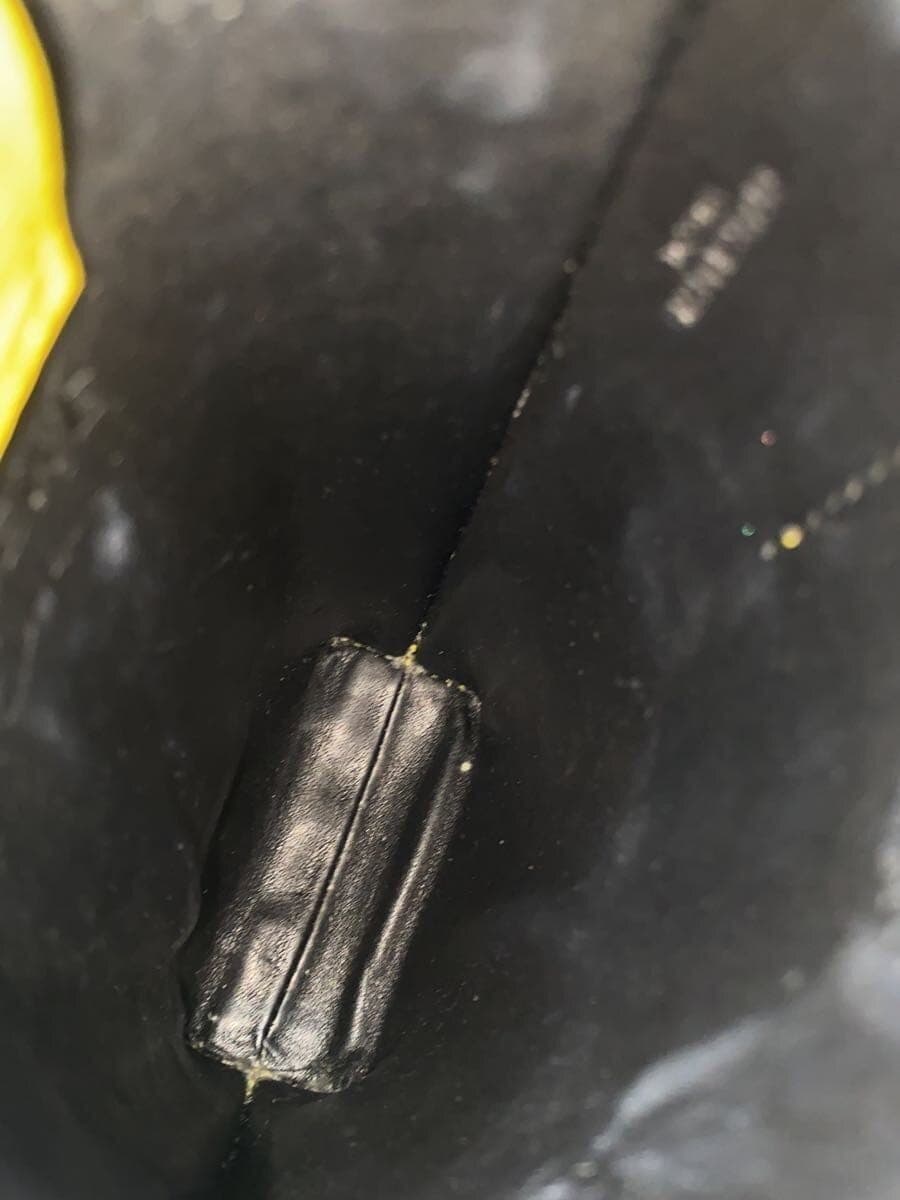 LOEWE pouch leather YLW plain 6