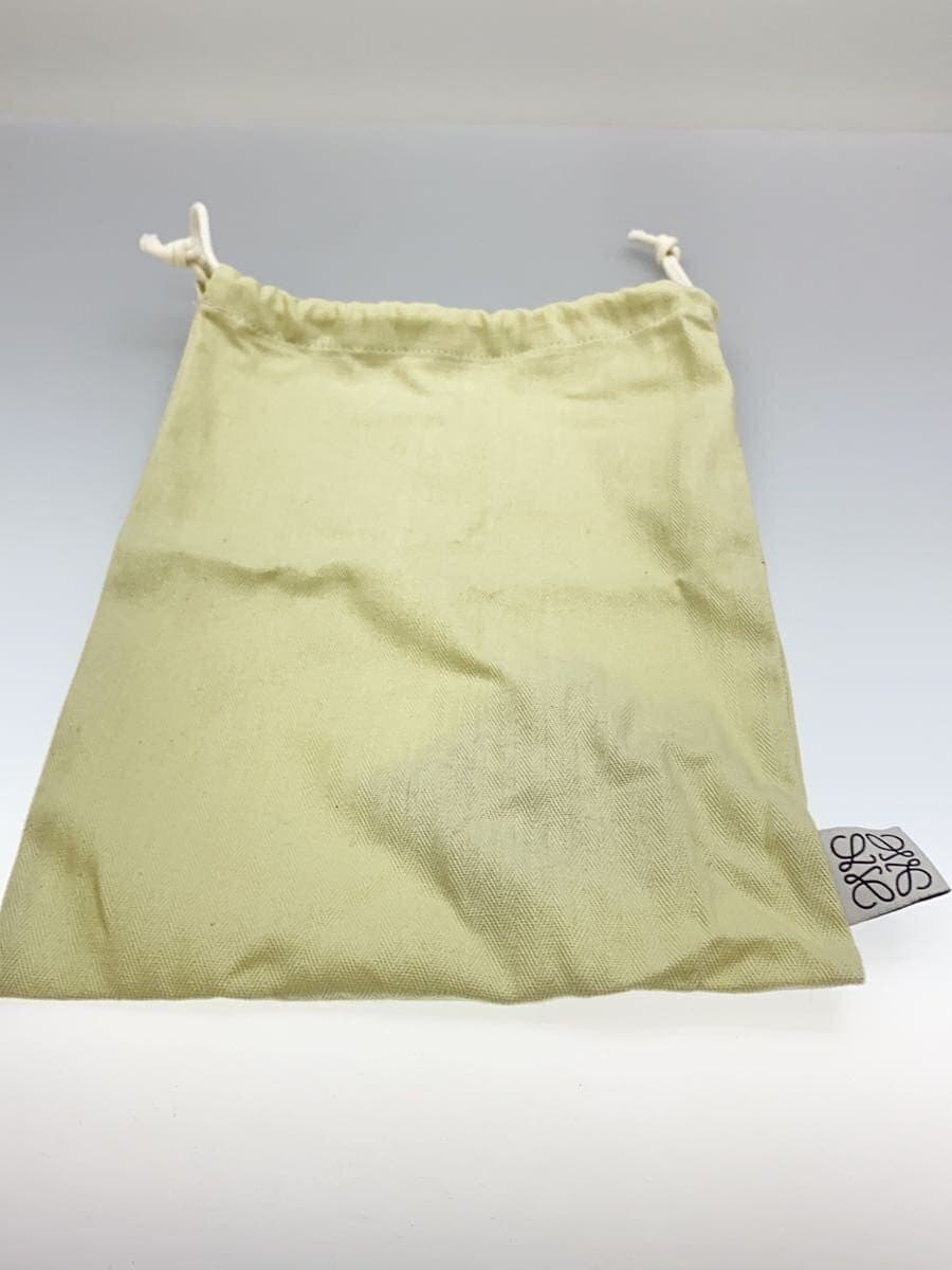 LOEWE pouch leather YLW plain 7