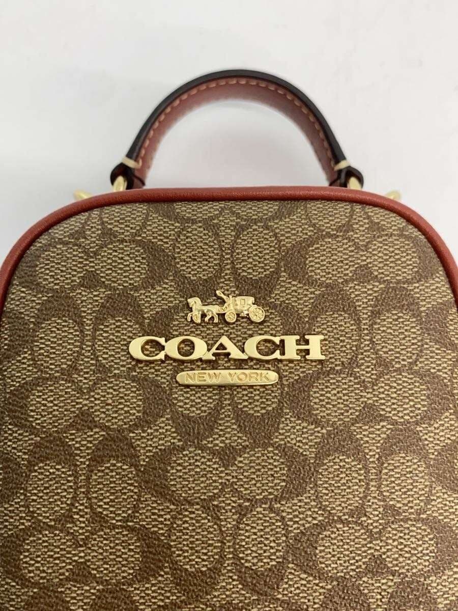 COACH Everfawn Crossbody Shoulder Bag PVC BEG CF368 5