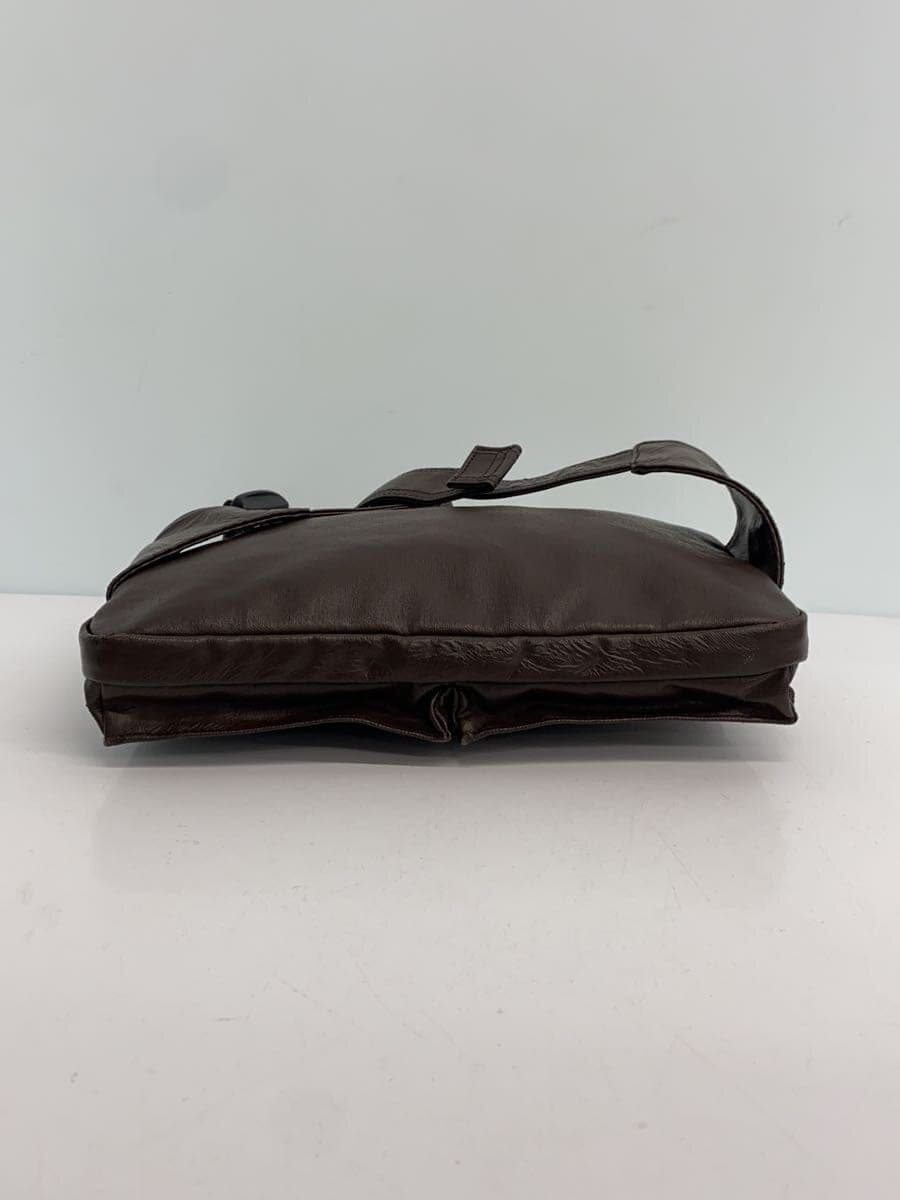 PORTERFREE STYLE WAIST BAG Leather BRW Solid Color 707-07147 4