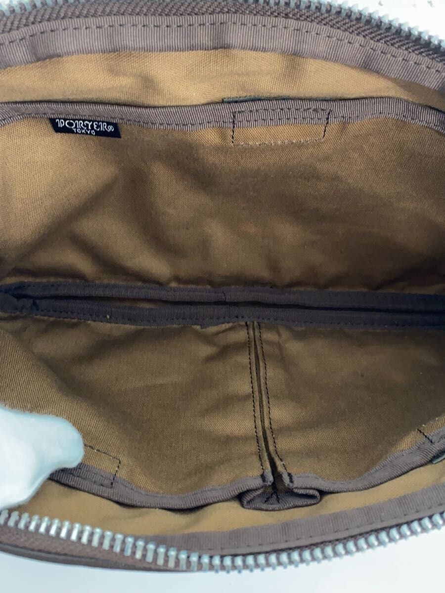 PORTERFREE STYLE WAIST BAG Leather BRW Solid Color 707-07147 6