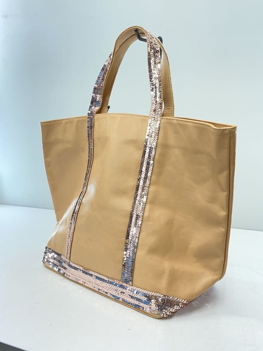 vanessabruno Tote Bag Leather BEG 2