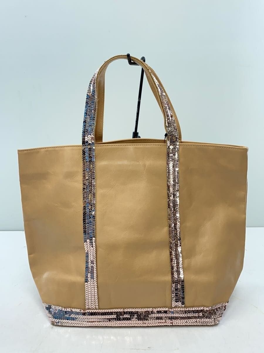 vanessabruno Tote Bag Leather BEG 3