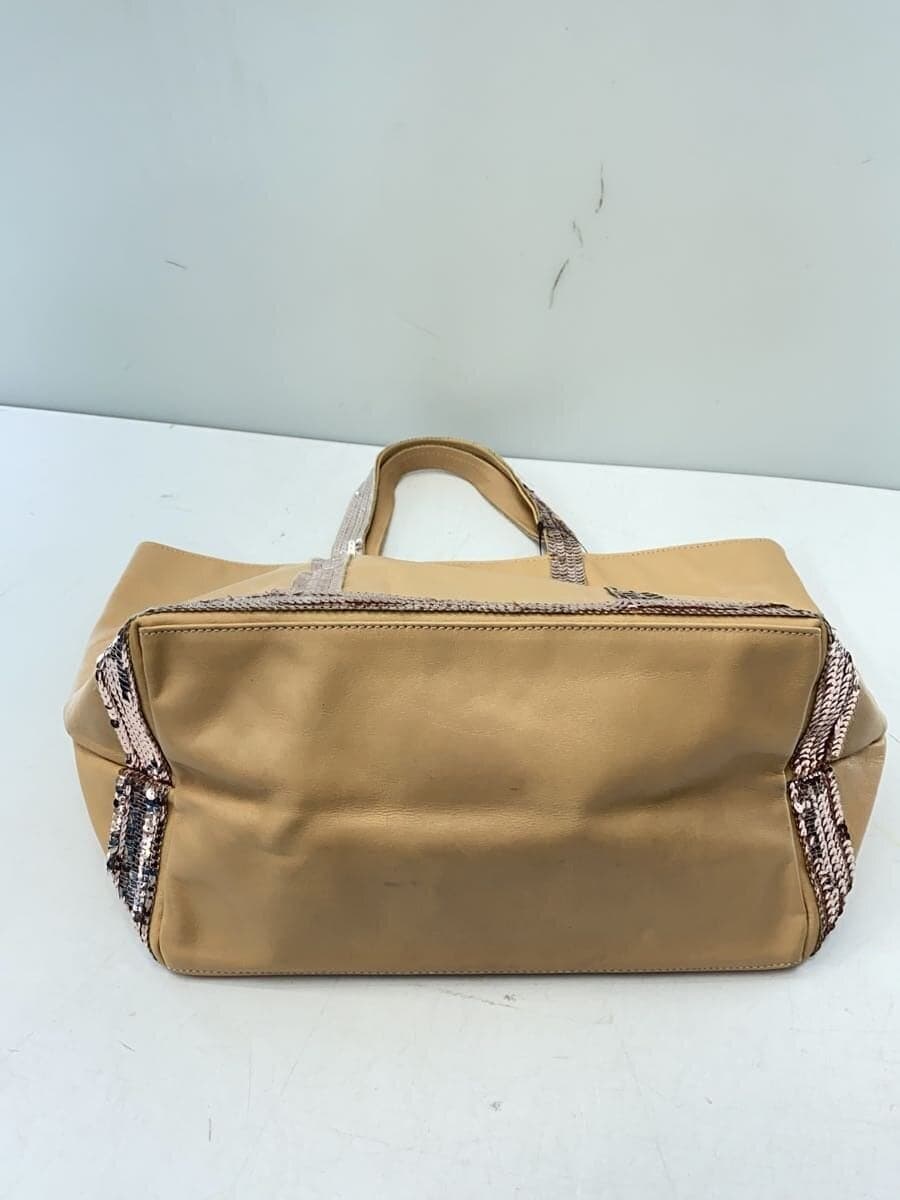 vanessabruno Tote Bag Leather BEG 4