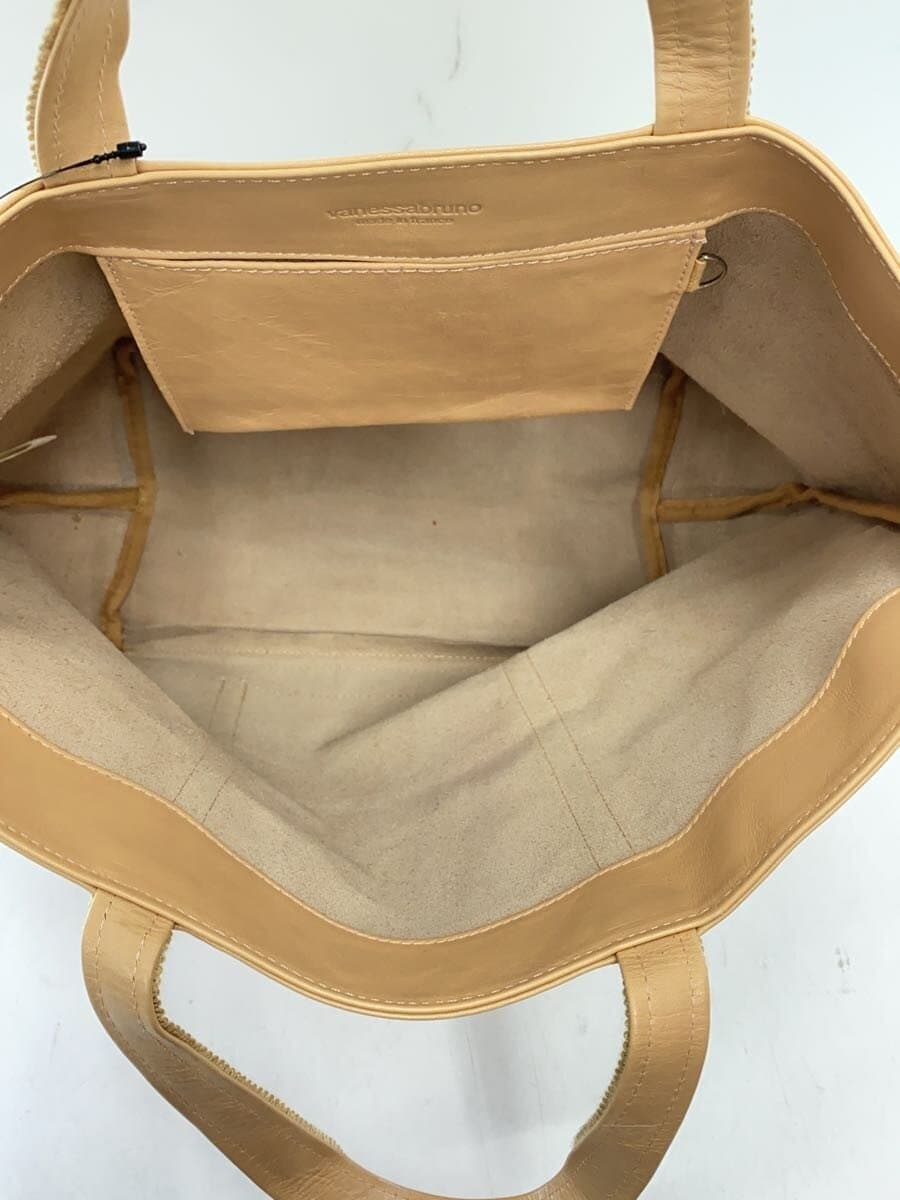 vanessabruno Tote Bag Leather BEG 6
