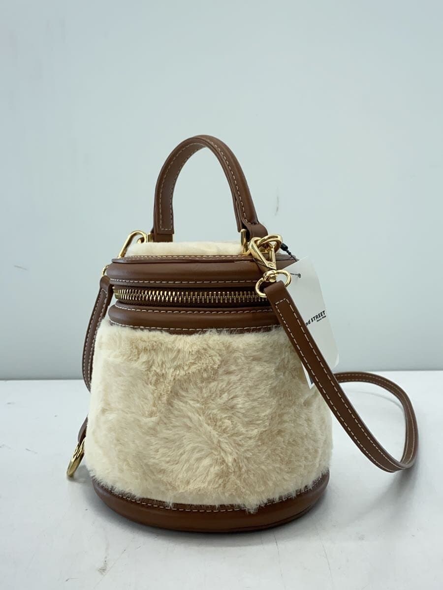 ZARA Shoulder Bag Fur CRM Solid 2