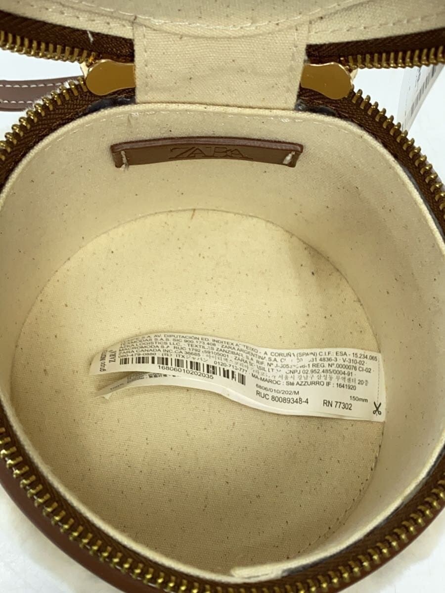 ZARA Shoulder Bag Fur CRM Solid 6