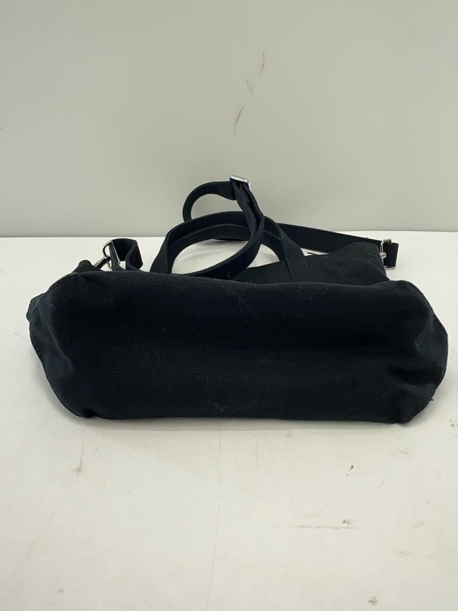 MAISON KITSUNE Tote Bag Cotton Black LW05103WW0107 4