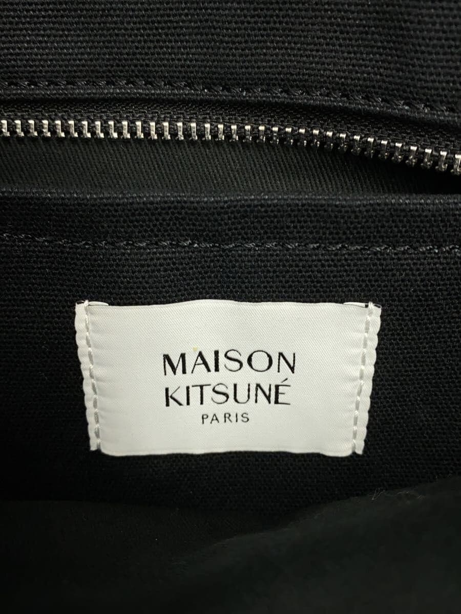 MAISON KITSUNE Tote Bag Cotton Black LW05103WW0107 5