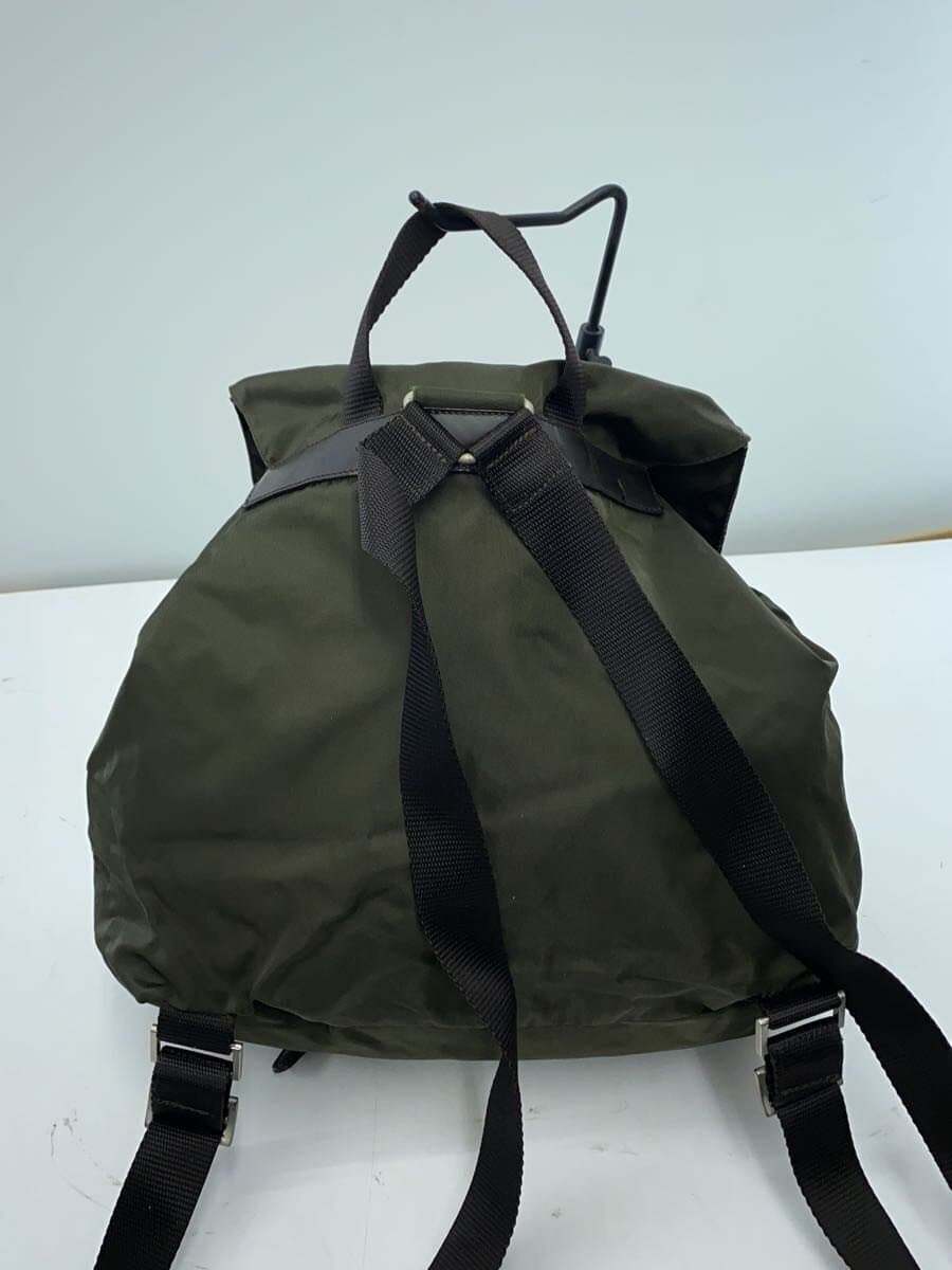 PRADA backpack nylon GRN front has stains front stains and signs of use 3