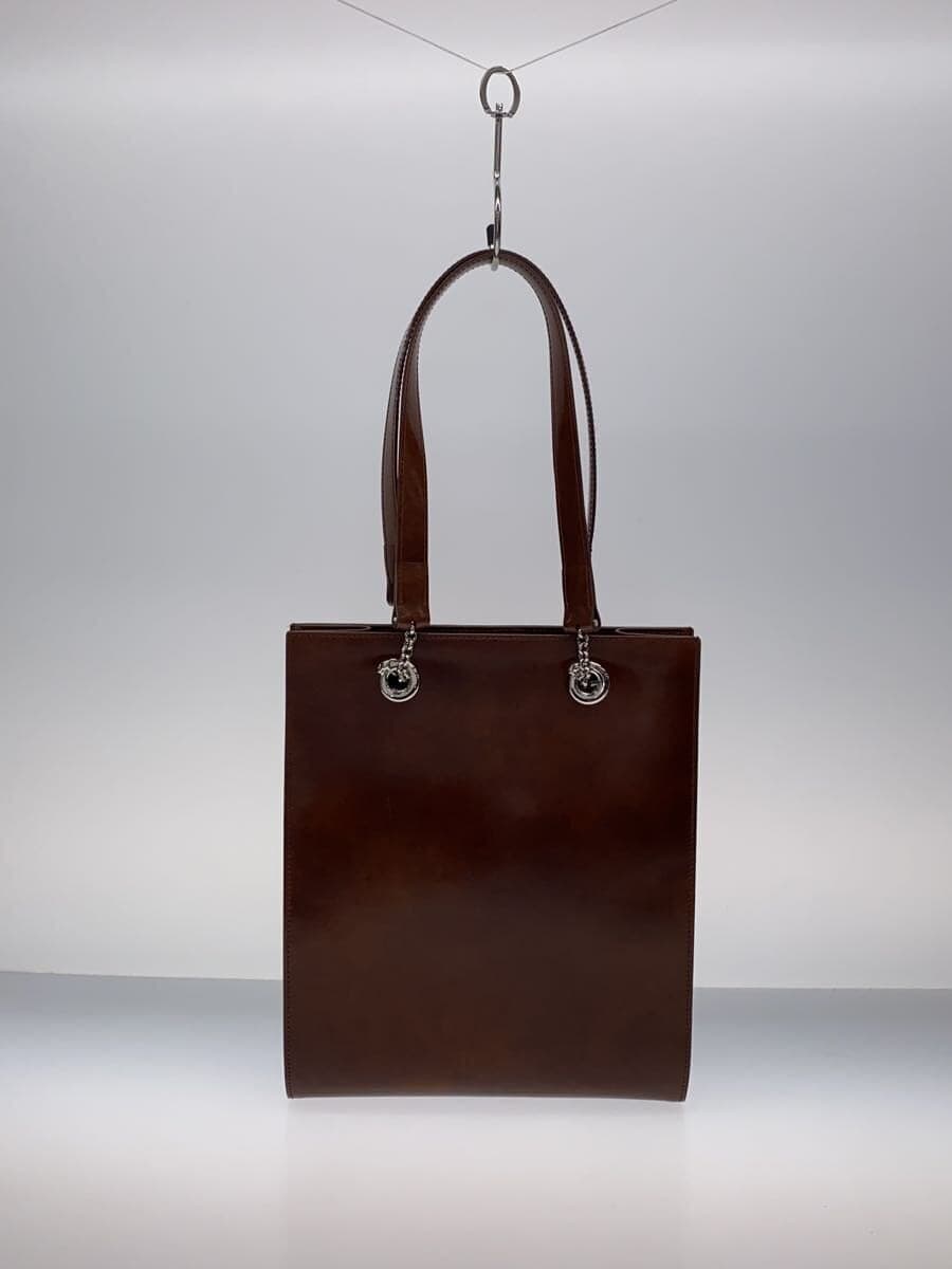 Cartier (with scratches) Handbag Leather BRW 3